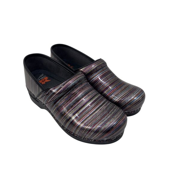 Dansko XP 2.0 Womens Professional Clogs Size 40 Multicolor Striped - Picture 9 of 15